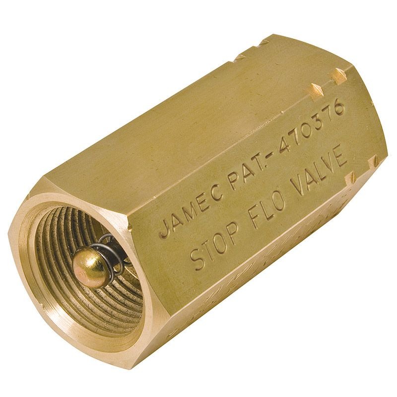 JAMEC PEM - STOP FLO VALVE, 808 1/2in, BSP FEMALE