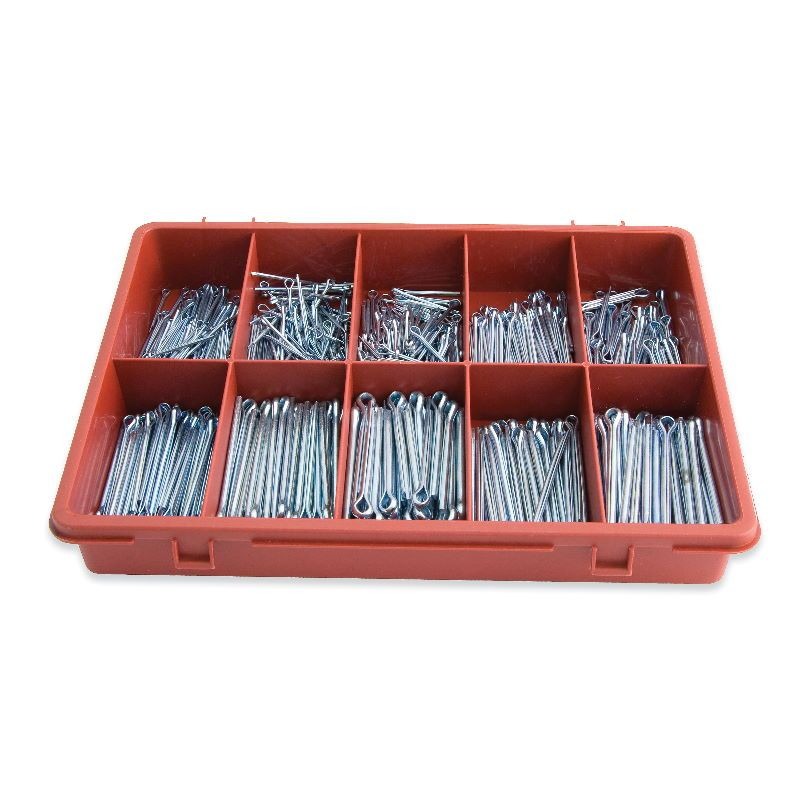 JAMEC PEM - SPLIT PINS, MASTER PACK 650 PIECES, ASSORTED