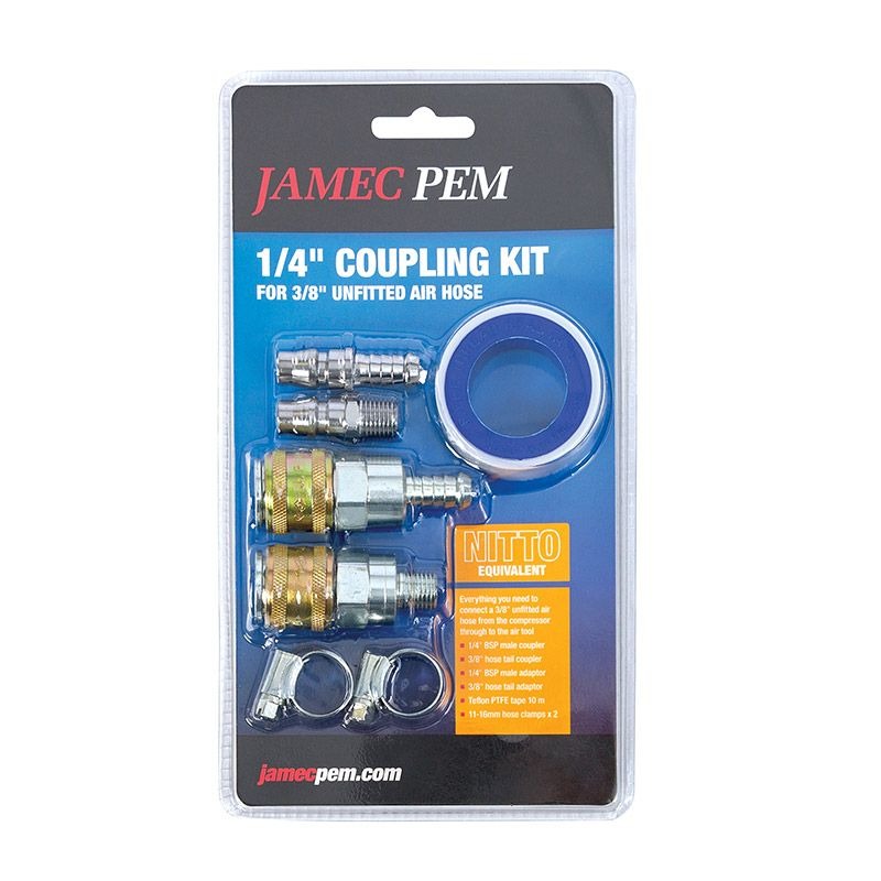 JAMEC PEM - COUPLING KIT4 ,1/4in, 3/8in NITTO, MALE - Image 2
