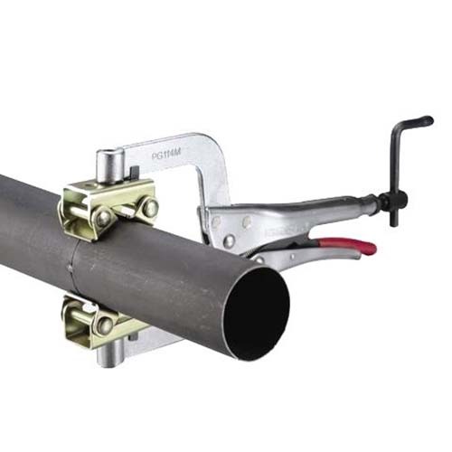 STRONGHAND PLIERS PIPE ADjUSTABLE 2 LARGE FIXED V-PADS 280mm LENGTH