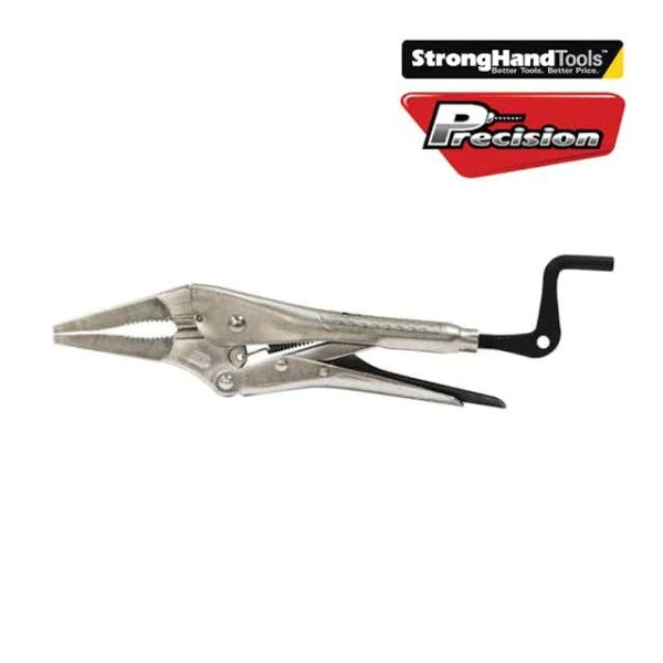STRONGHAND PLIERS LONG NOSE 205mm LENGTH 5mm OPENING STRONG GRIP
