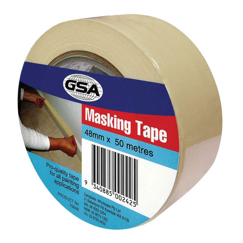 GSA - MASKING TAPE, GENERAL PURPOSE 48mm x 50m