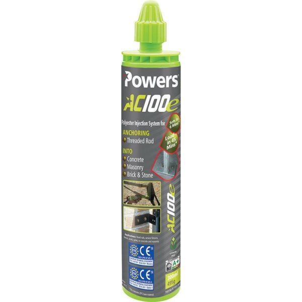 POWERS - ADHESIVE, POLYESTER 300ml AC100E