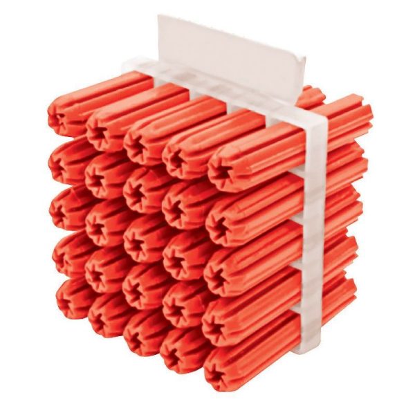 POWERS - WALL PLUG, PVC RED 30mm [1000]