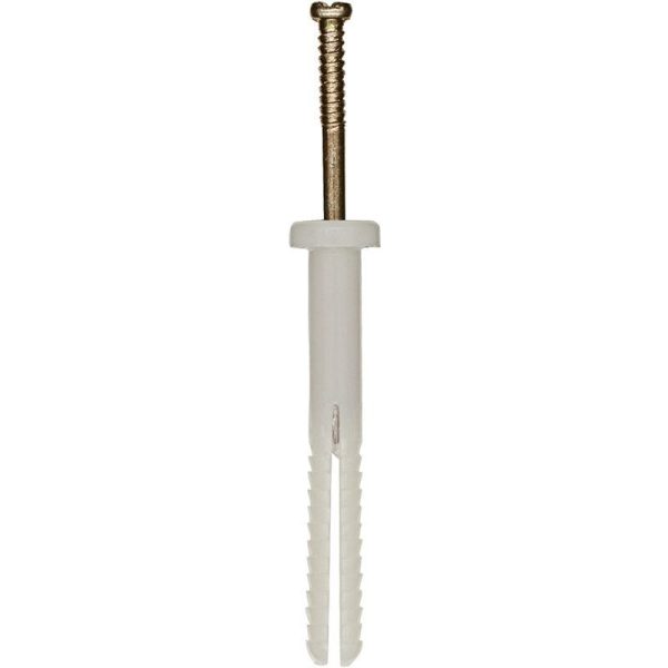 POWERS - NAIL-IN ANCHOR, NYLON RND HD 5mm x 25mm [100]