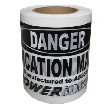 POWERFORCE - TAPE MAINS MARKER-NON DETECT COMMUNICATION MAIN BELOW 100m