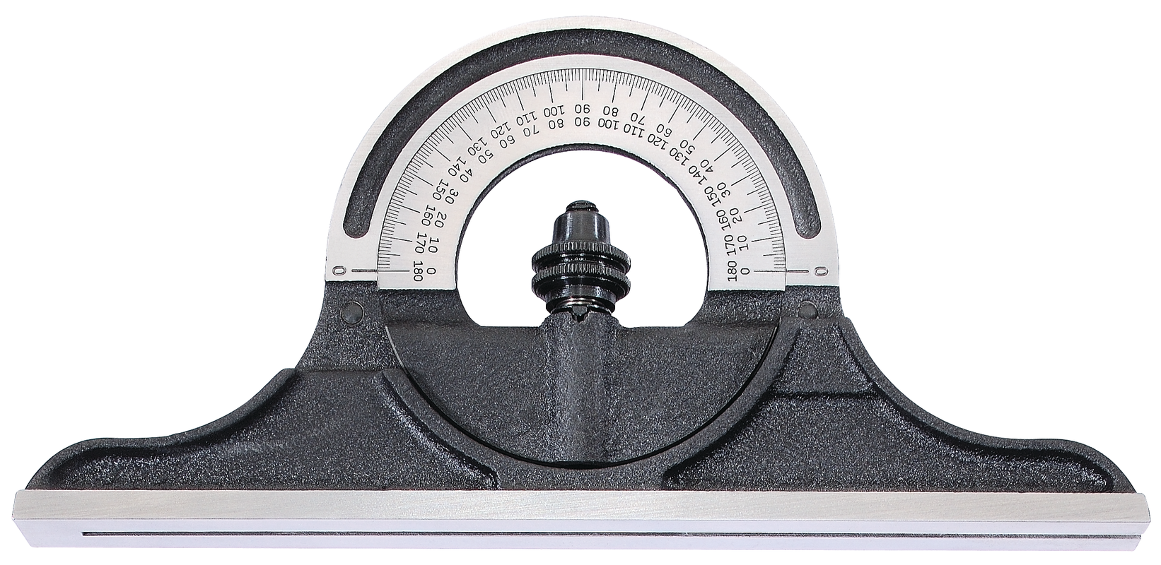 Starrett Protractor Head Reversible. Wrinkle PR-1224W Protractor Heads for Combination Squares, Combination Sets and Bevel Protractors