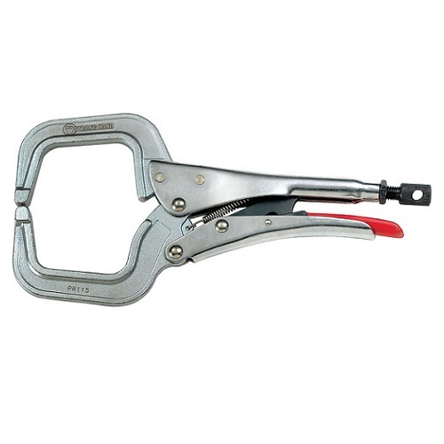 STRONGHAND PLIERS LOCKING C-CLAMP 450mm LENGTH 254mm THROAT DEPTH