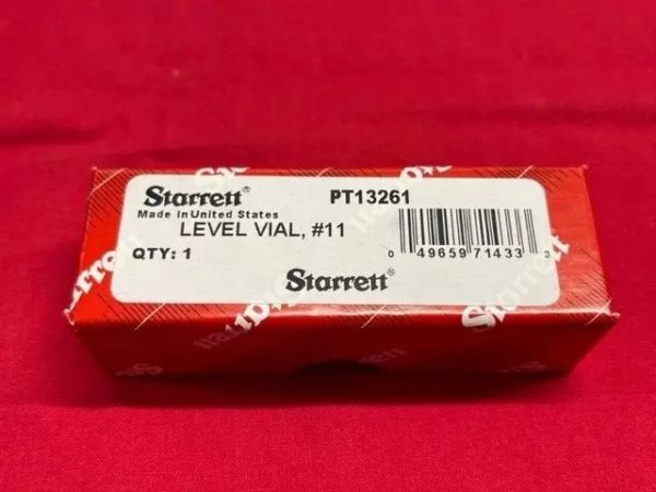 Starrett CROSS VIAL SUIT 98-8 & 98-12 PT13261 LEVEL VIAL, #11 - Image 3