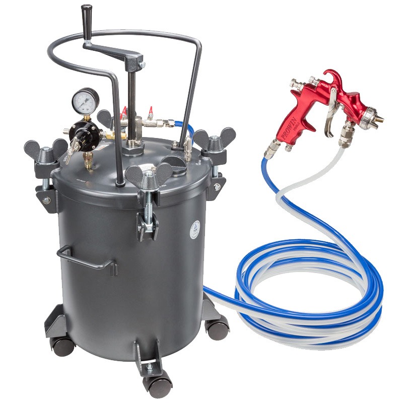 2.5mm 20 Ltr Pressure Feed Spray Gun System