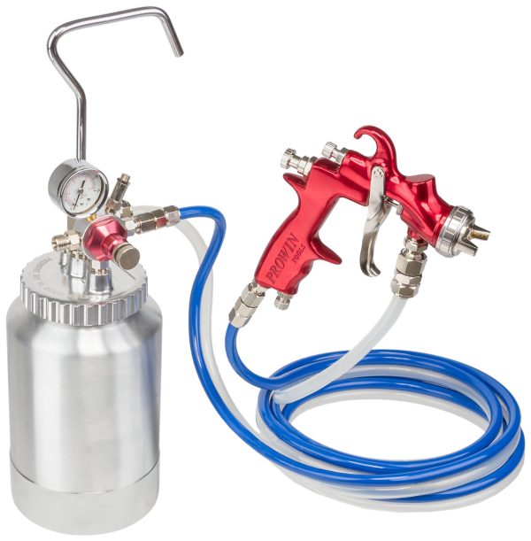 Prowin Tools - 1.2mm 2 Ltr Pressure Feed Spray Gun System