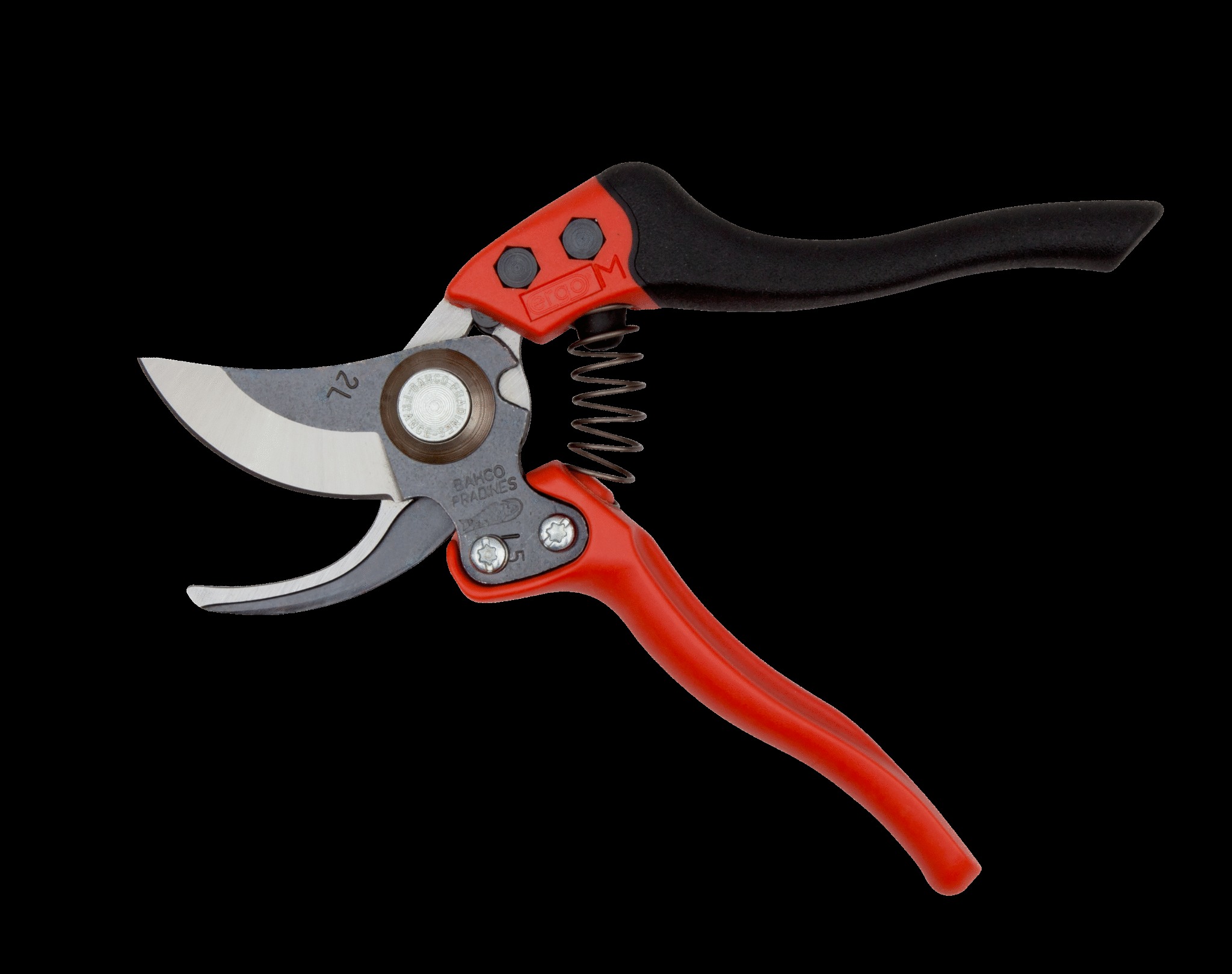Bahco ERGO™ 20 mm Small Bypass Secateurs with Elastomer Coated Fixed Handle - Image 2