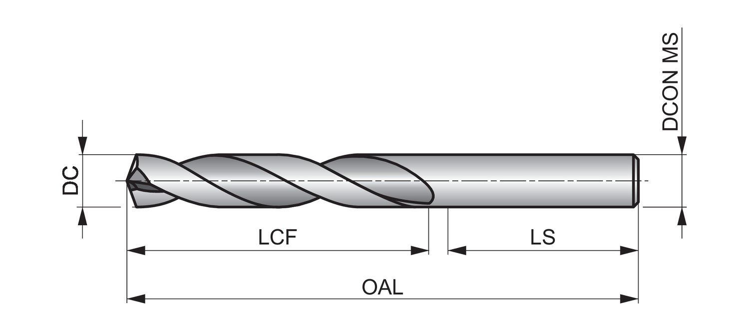 DORMER R45415/32 Carbide Drills - Image 2