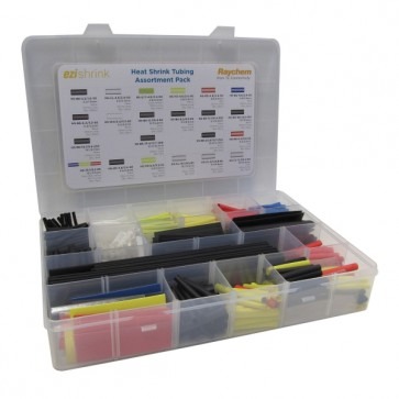 RAYCHEM - HEATSHRINK KIT, 625 ASSORTED PIECES, 3.2mm TO 25.4mm