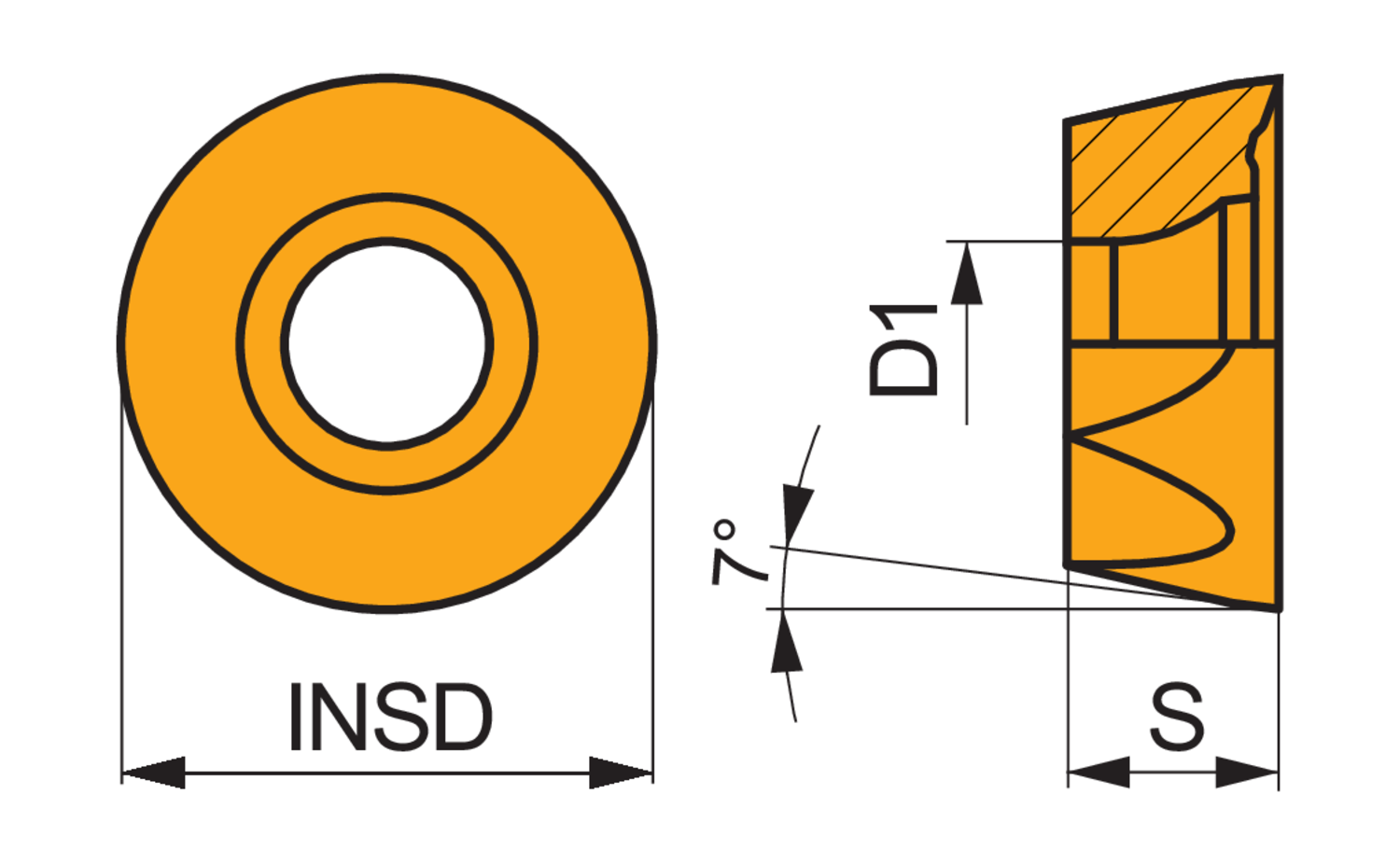 PRAMET RCMT 10T3MOSN-M:M8340 Milling inserts for D&M - Image 2