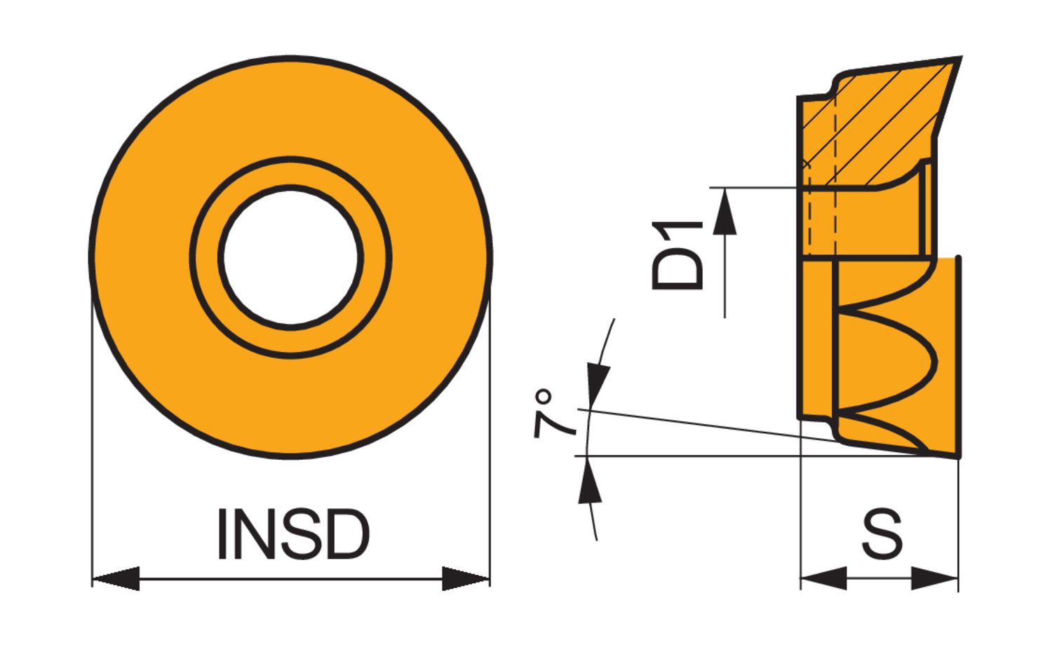 PRAMET RCMT 1606MOSN-M:M9340 Milling inserts for D&M - Image 2