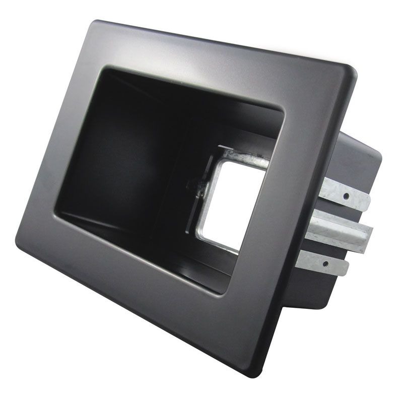 RECESSED - RECESSED WALL POINT, SINGLE BLACK