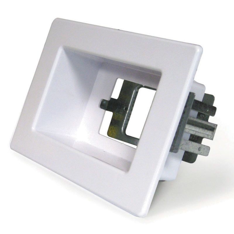 RECESSED - RECESSED WALL POINT, SINGLE WHITE