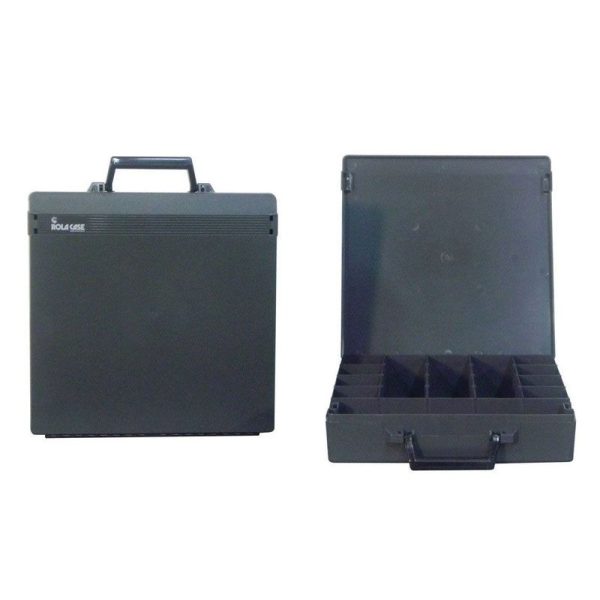 ROLACASE - ROLACASE WITH 6 DIVIDERS CHARCOAL 370 x 370 x 85mm