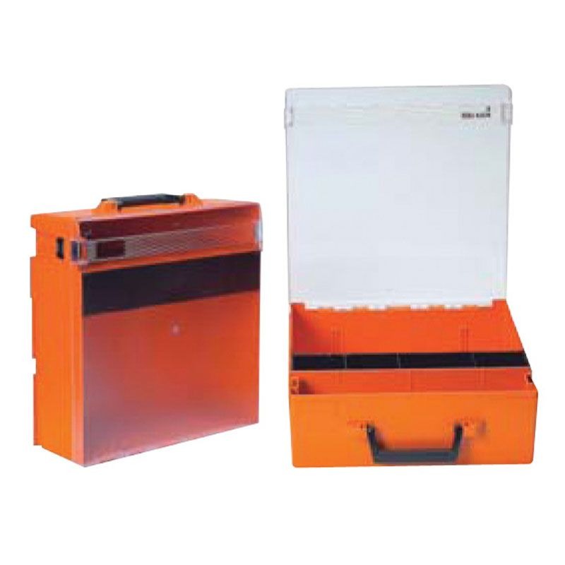 ROLACASE - ROLACASE WITH LIFTOUT TRAY (CLEAR LID) ORANGE 370x370x130