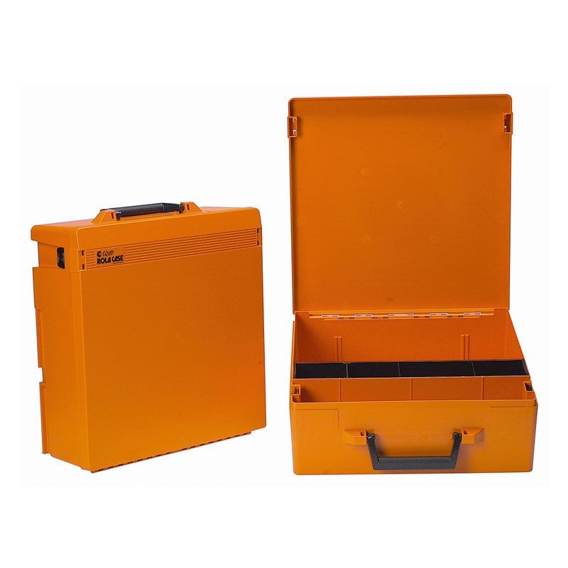 ROLACASE - ROLACASE WITH LIFTOUT TRAY ORANGE 370 x 370 x 130mm
