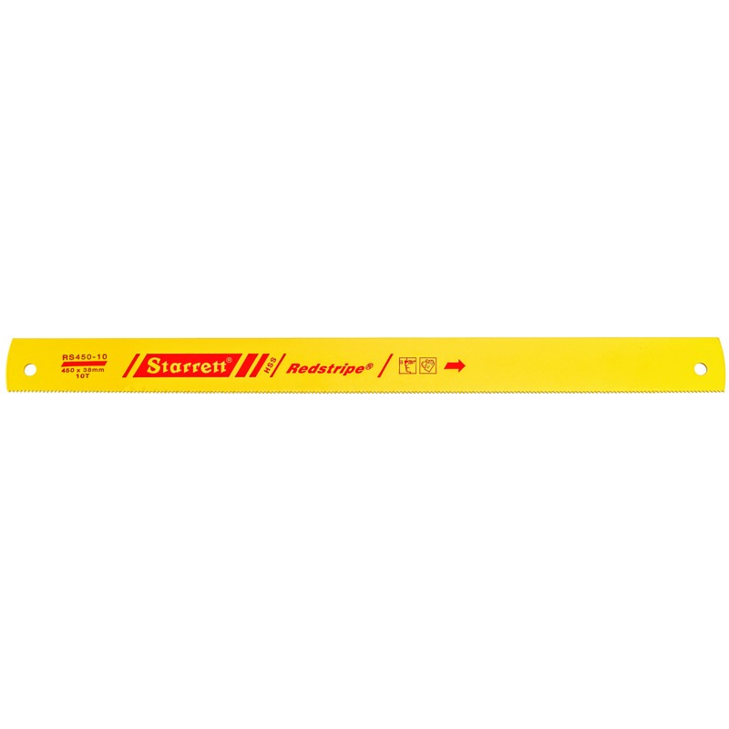 Starrett Power Hacksaw HSS 450x41x2x10tpi (SINGLES) RS450-10 Solid High Speed Steel Power Hacksaw