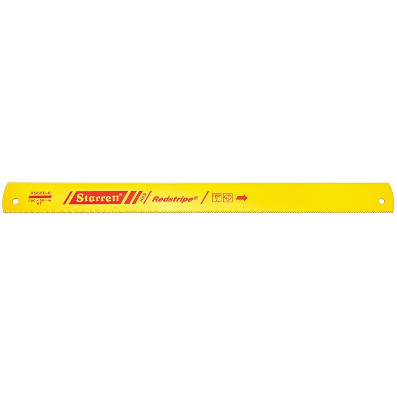 Starrett - Power Hacksaw Redstripe 650x55x2.5x6tpi (SINGLES)