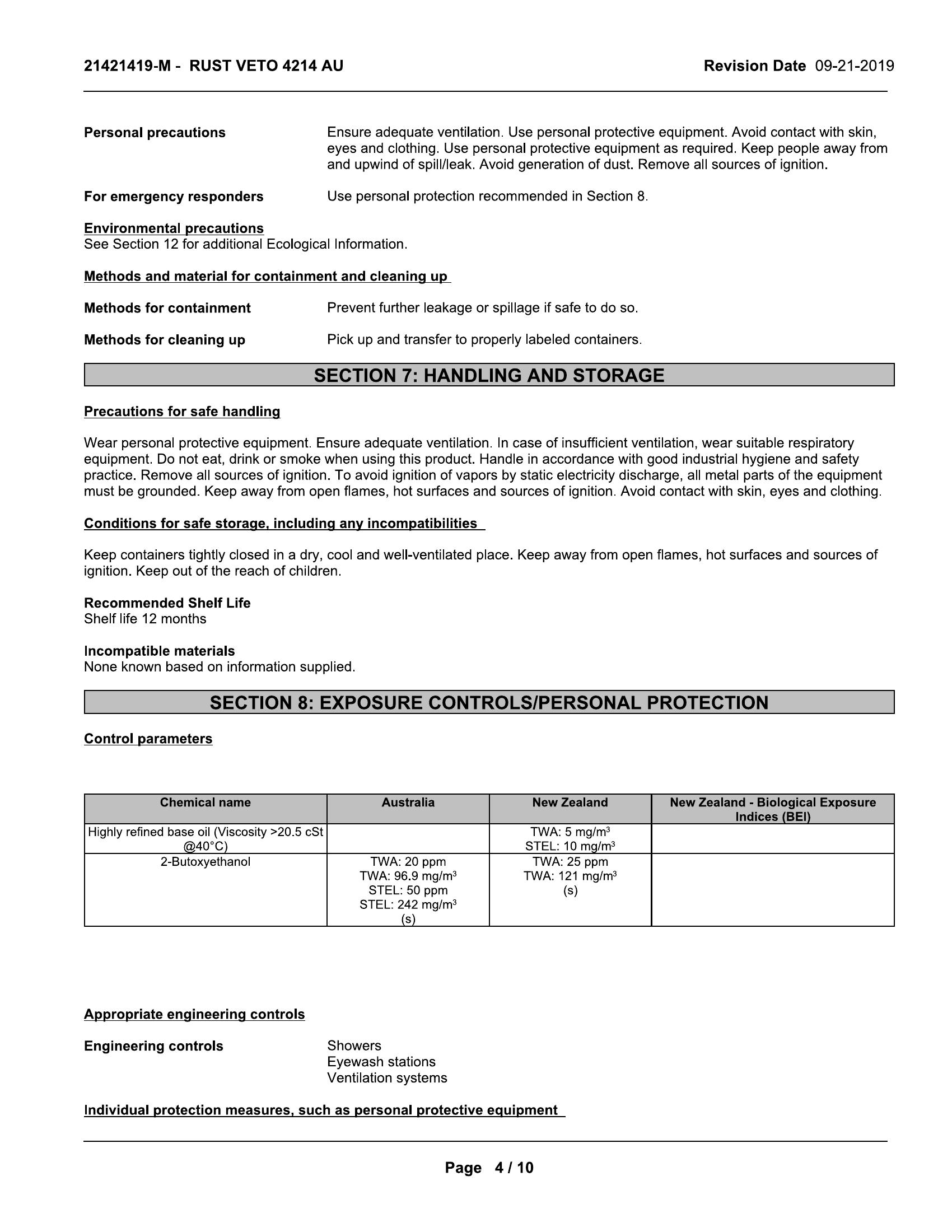 Quaker Houghton RUST VETO 4214 20lt pail - Image 5