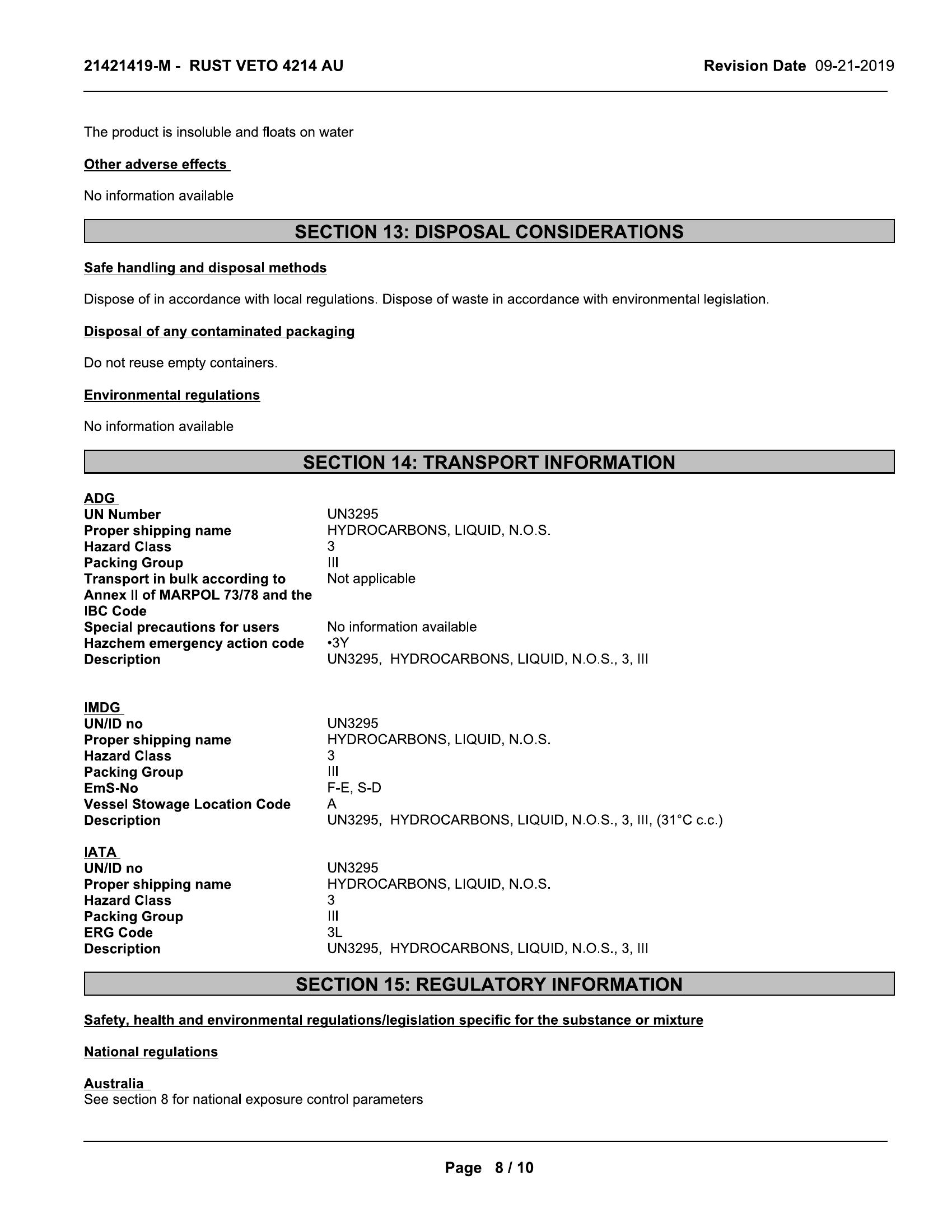 Quaker Houghton RUST VETO 4214 20lt pail - Image 9