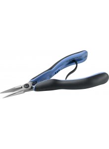 Bahco Rx electronic plier, snipe nose, smooth jaw, 158mm, Ergo & ESD safe sleeves