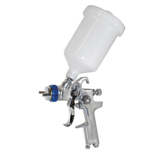 STAR SPRAY GUN & 600ML POT - GRAVITY FEED 2.0MM NOZZLE