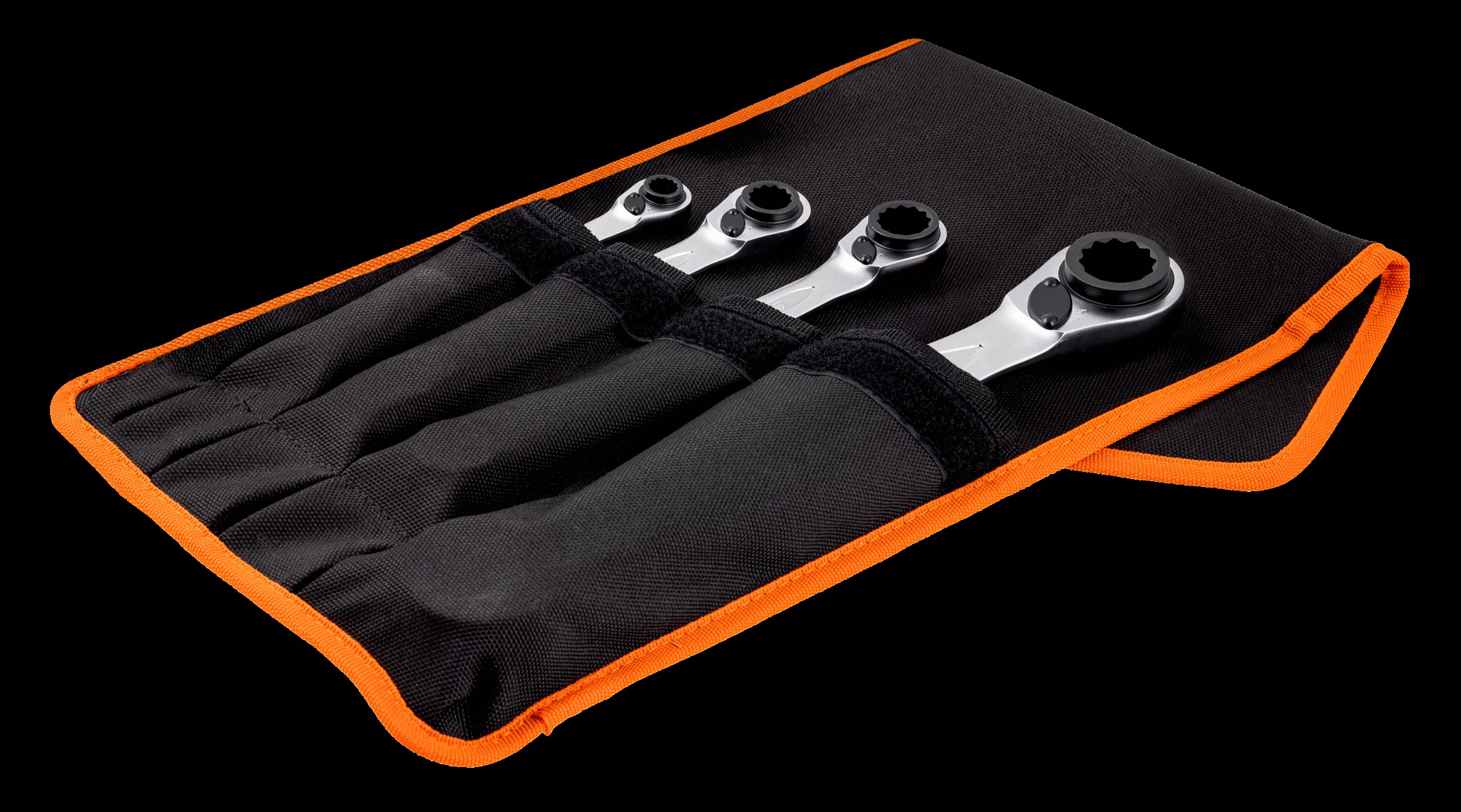 Bahco 4-in-1 Ratcheting Ring Wrench Set - 3 Pcs/Pouch