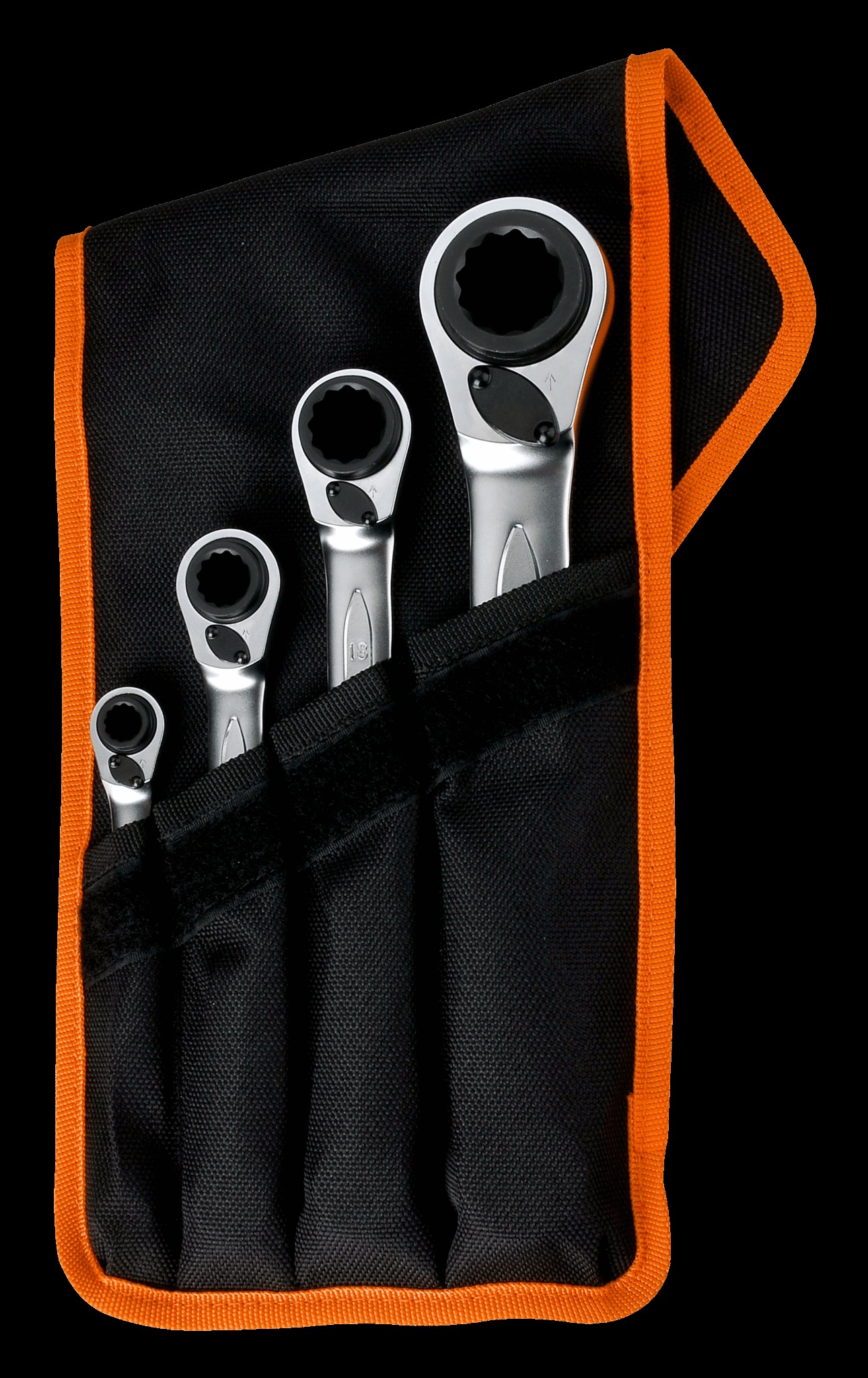 Bahco 4-in-1 Ratcheting Ring Wrench Set - 3 Pcs/Pouch - Image 2