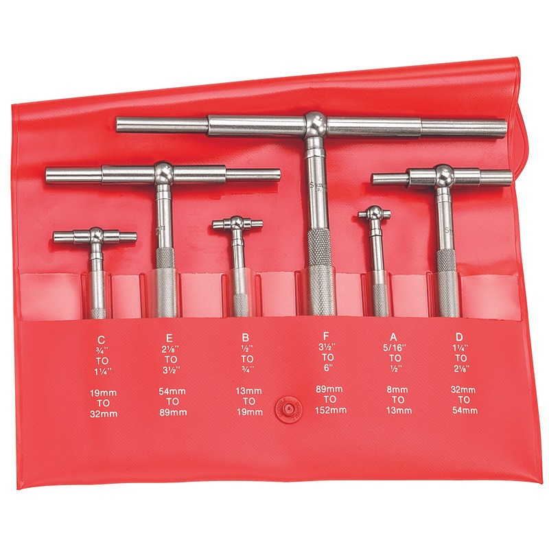 Starrett - Telescoping Gage 6 Pce Set: 579A/B/C/D/E/F Self Centering