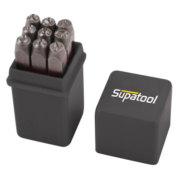 SUPATOOL S9019 9PC NUMBER STAMP SET