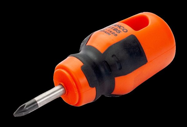 Bahco Stubby Pozidriv PZ 2 - blade length 25mm - BahcoFit