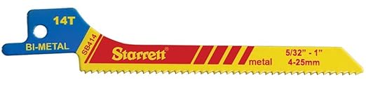 Starrett - Scroll Recip Saw Blade 100mm X 14tpi (5 PACK)