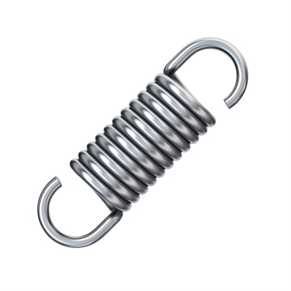 CENTURY SPRING 10X101.6X1.4mm Extension Spring Stainless Steel