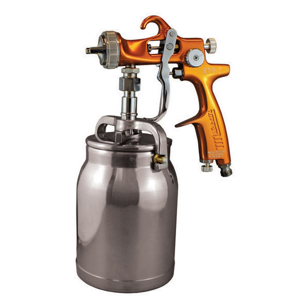 STAR PRO "EVO T" SUCTION SPRAY GUN & POT, 1.4MM NOZZLE
