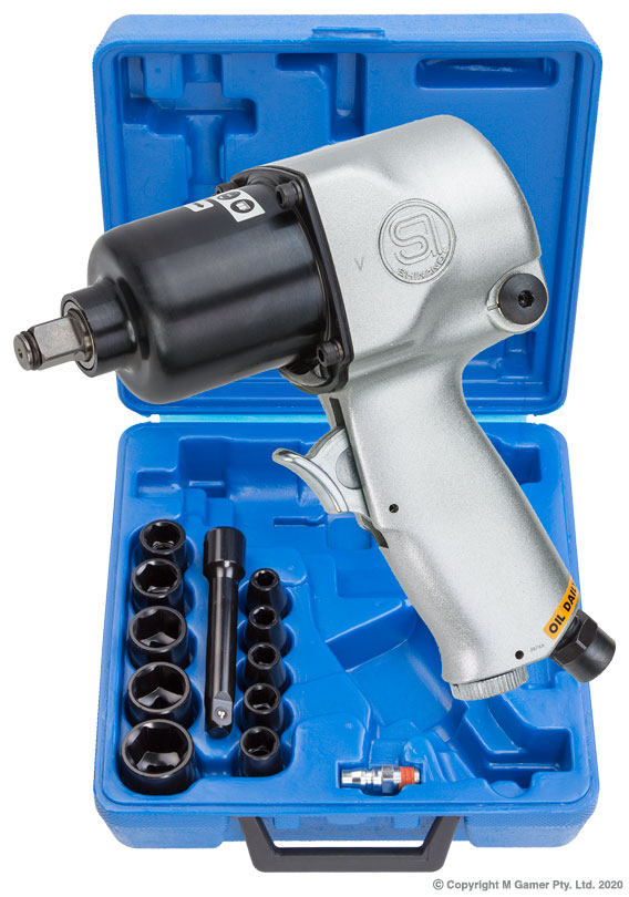 Shinano 1/2" Impact Wrench Kit
