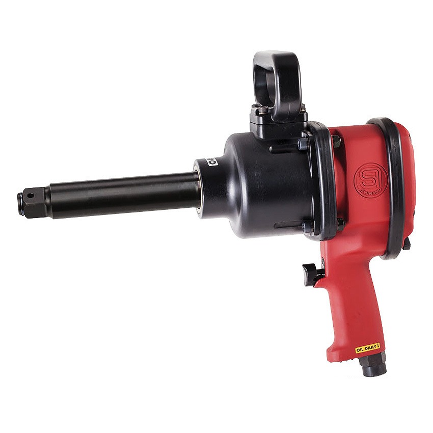 Shinano - 1" Heavy Duty Impact Wrench with 6" Extended Anvil