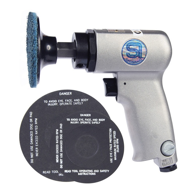 4" Disc Sander with 3" Roloc