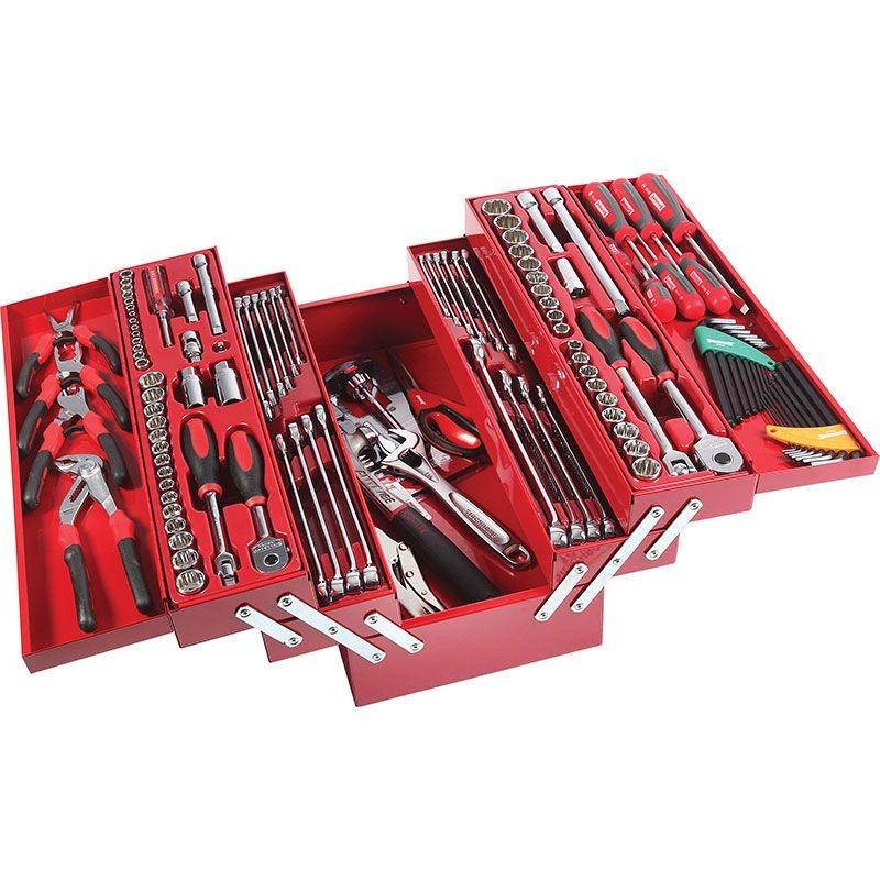 SIDCHROME - TOOL KIT, METRIC/AF 136PC 5 TRAY CANTILEVER