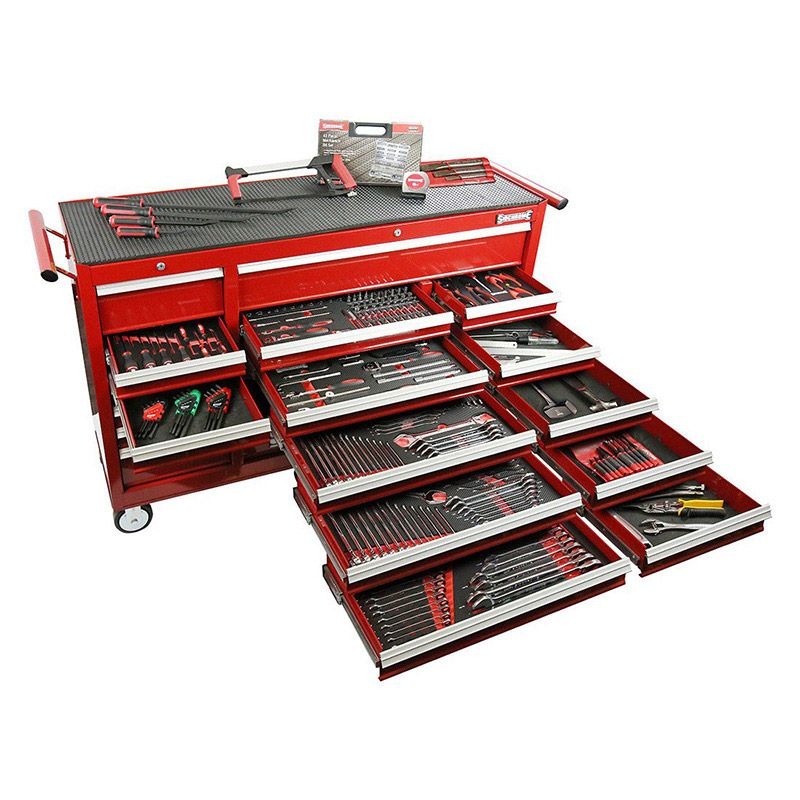 SIDCHROME - TOOL KIT, TRIPLE BANK MET/AF 393 PIECE