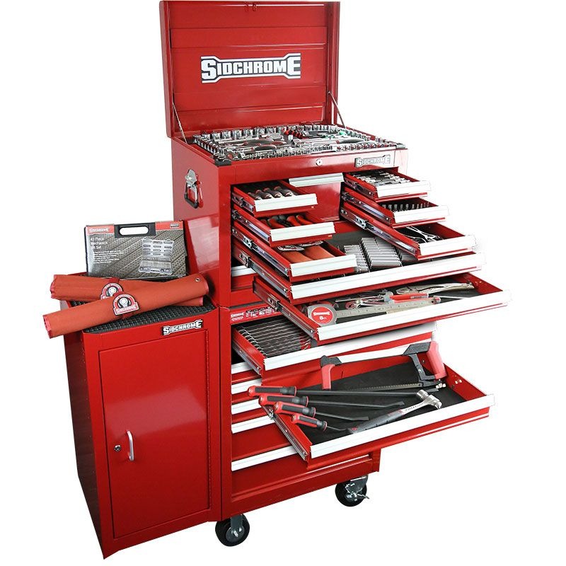SIDCHROME - TOOL KIT, ROLLING & SIDE CAB TOP CHEST, METRIC/AF 356 PIECE
