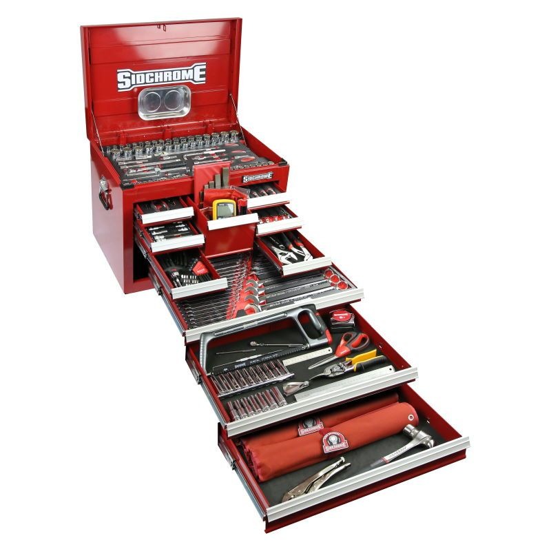 SIDCHROME - TOOL KIT, TOP CHEST METRIC/AF 303 PIECE