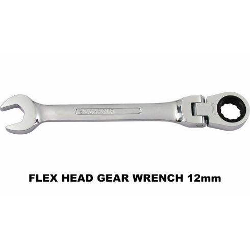 SIDCHROME - SPANNER, GEARED, FLEX 12mm
