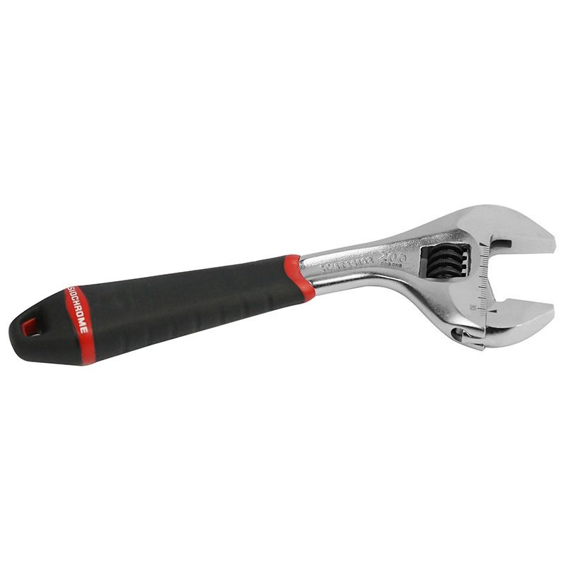 SIDCHROME - WRENCH, QUICK ADJUST 200mm BI-MAT HANDLE, CHROME PLATED