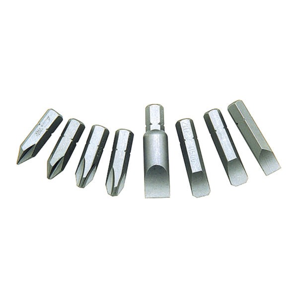 SIDCHROME - BIT SET, POWER/IMPACT SCREWDRIVER 8PCE