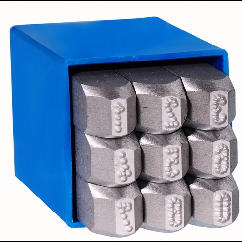 GRAVUREM STAMPS NUMBER DOT LOW STRESS 9 PC SET RP 10mm